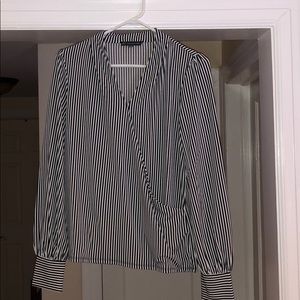 Adrianna Papell stripe blouse